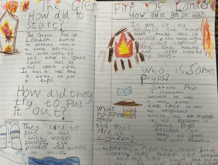 Great Fire of London work